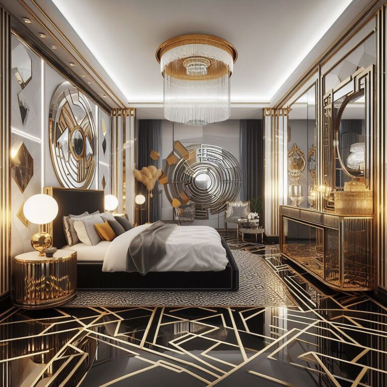Sypialnia w stylu Art Deco – elegancja i styl w jednym
