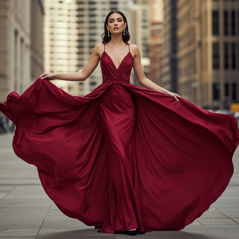 Bikini z wysokim stanem w metalicznym złocie – retro urok na plaży