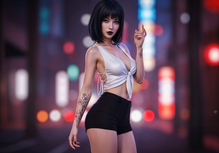 Wiosenna zmysłowość – odważna stylizacja dla japońskiej Azjatki na wieczorne wyjścia