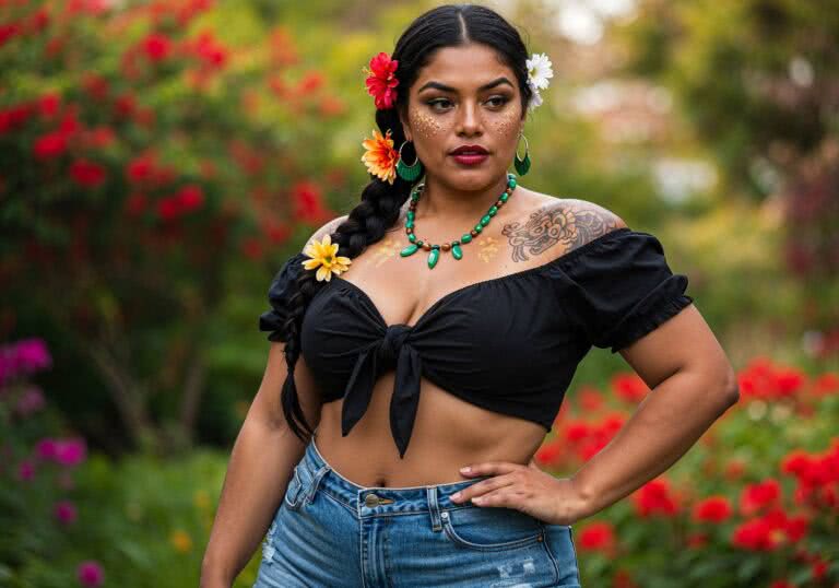 Wiosenna zmysłowość – odważna stylizacja dla meksykańskiej klepsydry