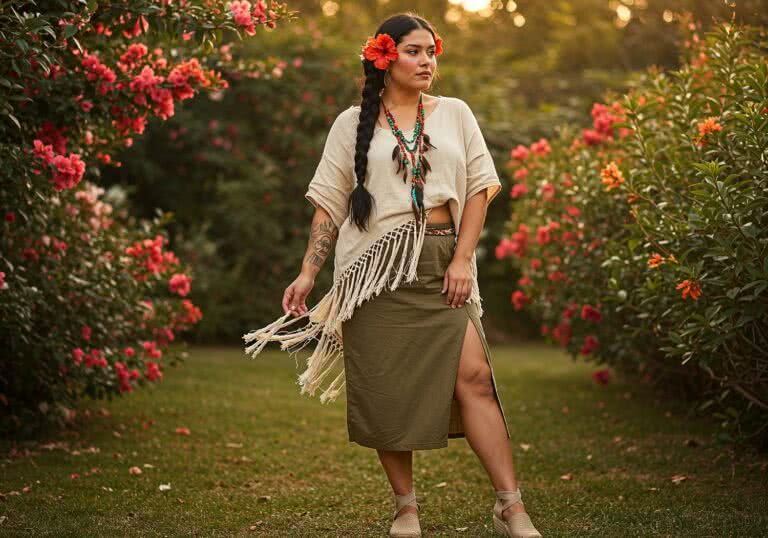 Wiosenna boho elegancja dla meksykańskiej Latynoski – inspiracje na ciepłe wieczory